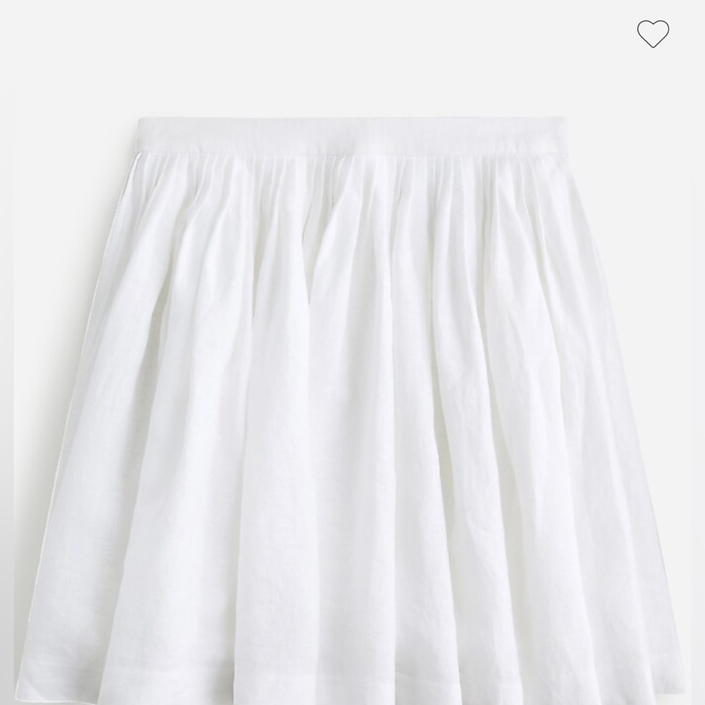 Elegant White Women's Skirt